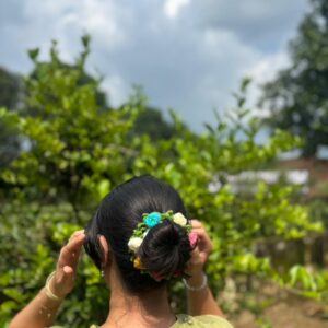 Floral Scrunchie
